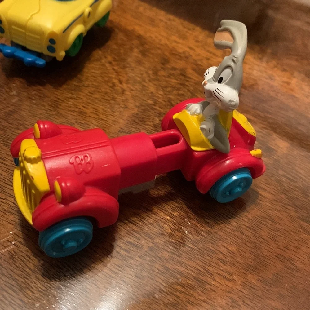 1992 Warner Bros Quack up Car Bugs Bunny Daffy vintage Toy Cars Looney Tunes WB